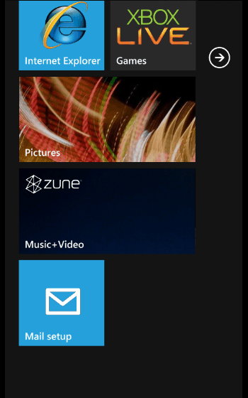 Configurare cont client Windows Phone Mobile 7